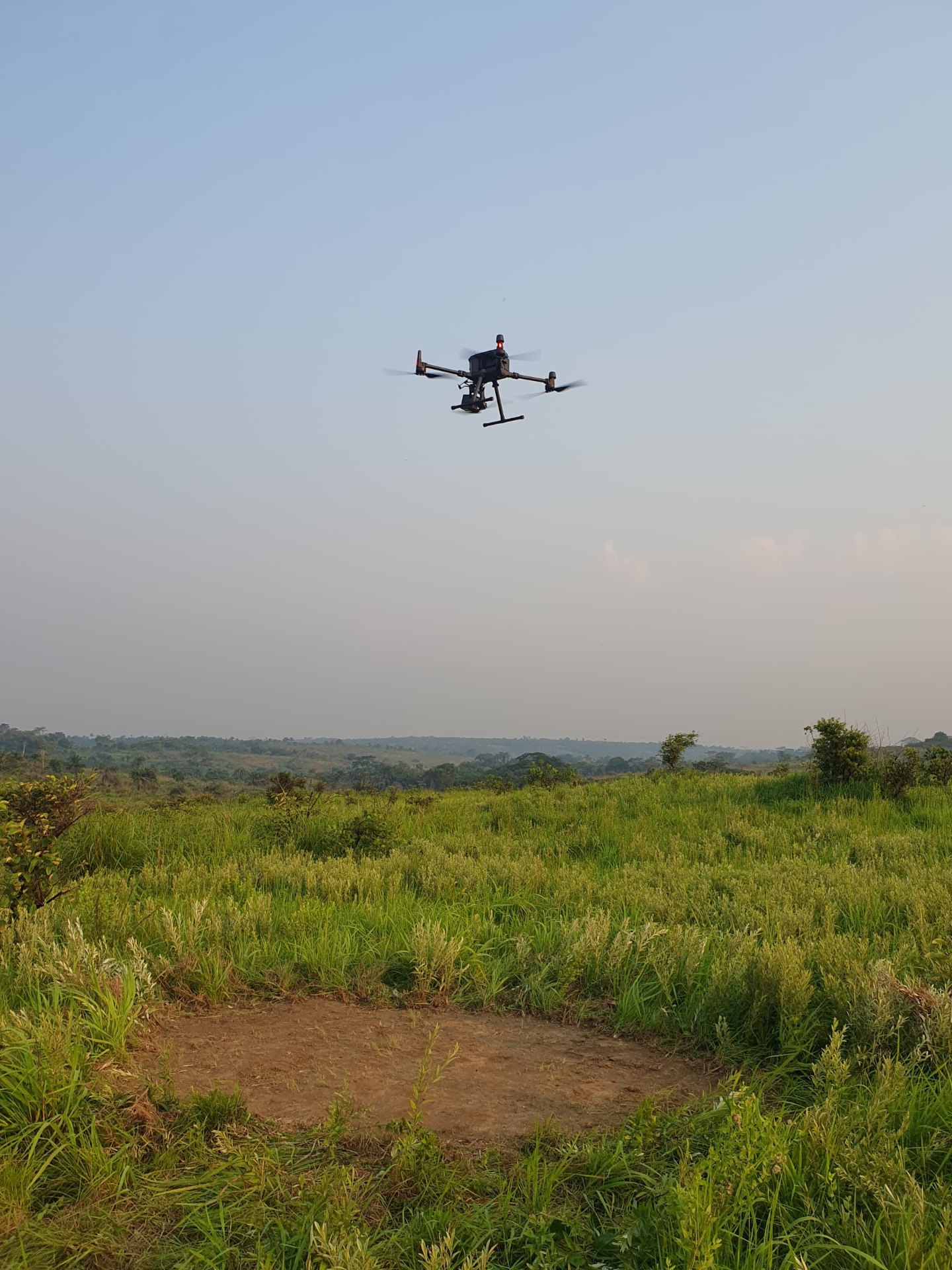 Campagne de relevés par drone sur la zone du projet