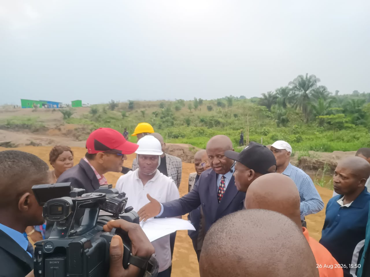 Visite de suivi des autorités sur le chantier (26 août 2026)
